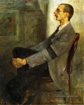  thé - Portrait du peintre Walter Leistilow Lovis Corinth